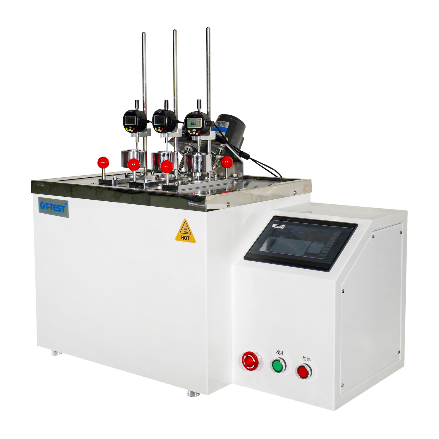 Advanced Technology Stand type HDT And Vicat Softening Temperature Testing Equipment with CE Certificate 