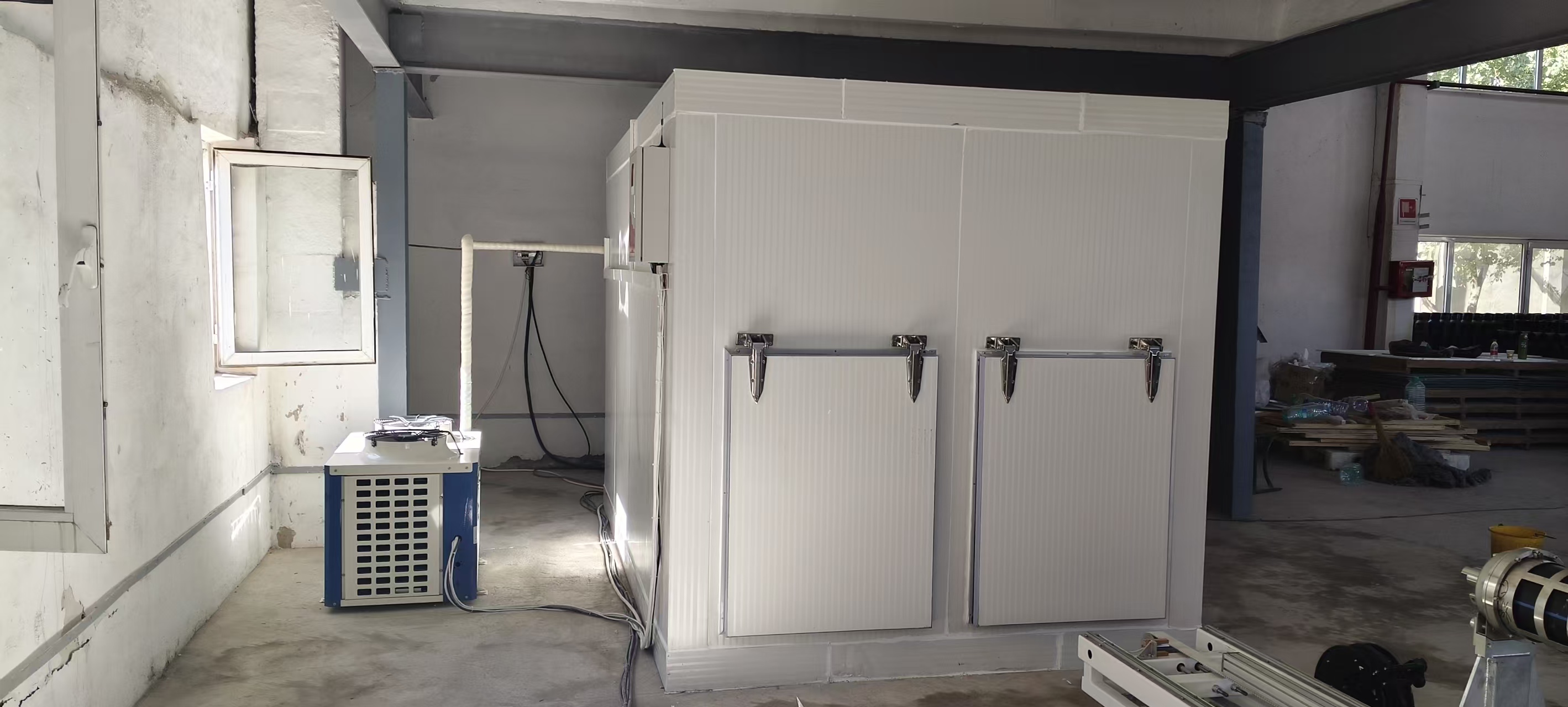 PE gas pipe RCP testing equipment installation
