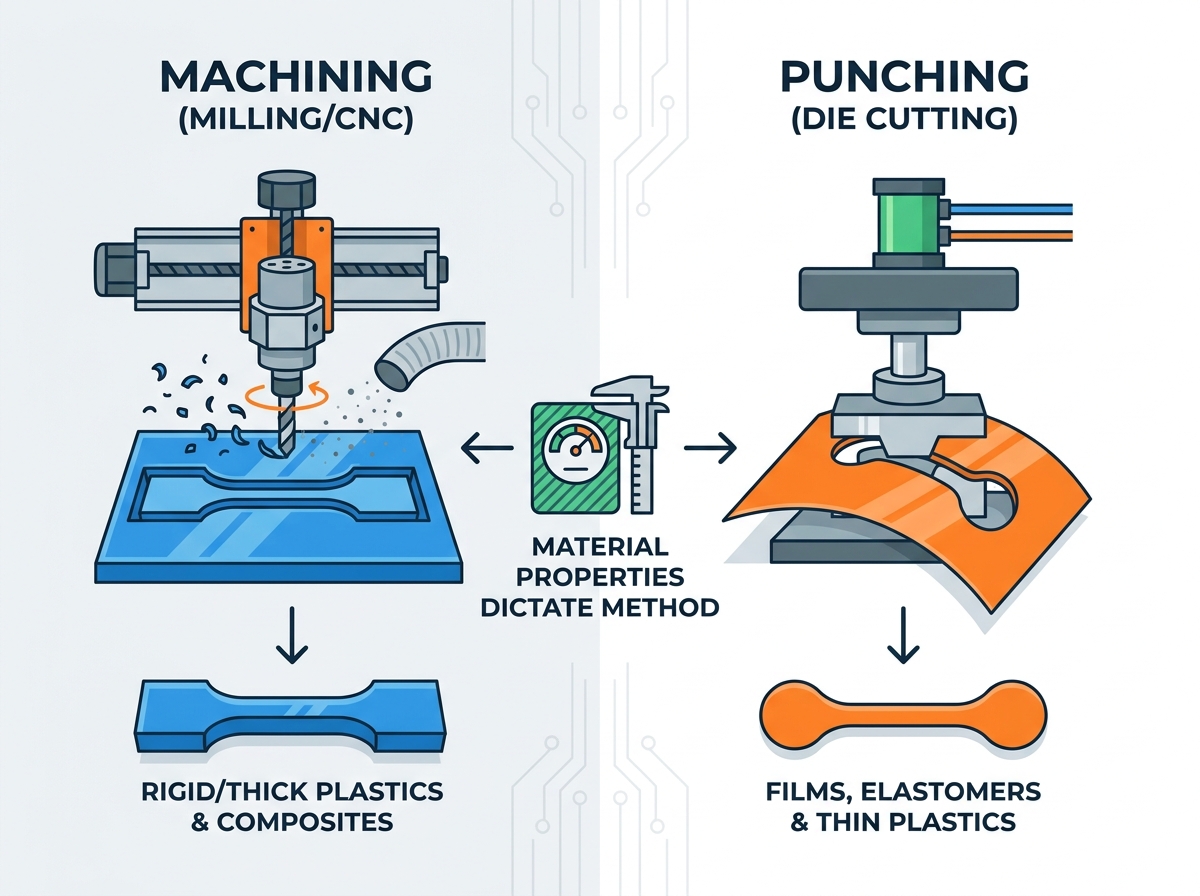 Plastic tensile specimen preparation equipment overview