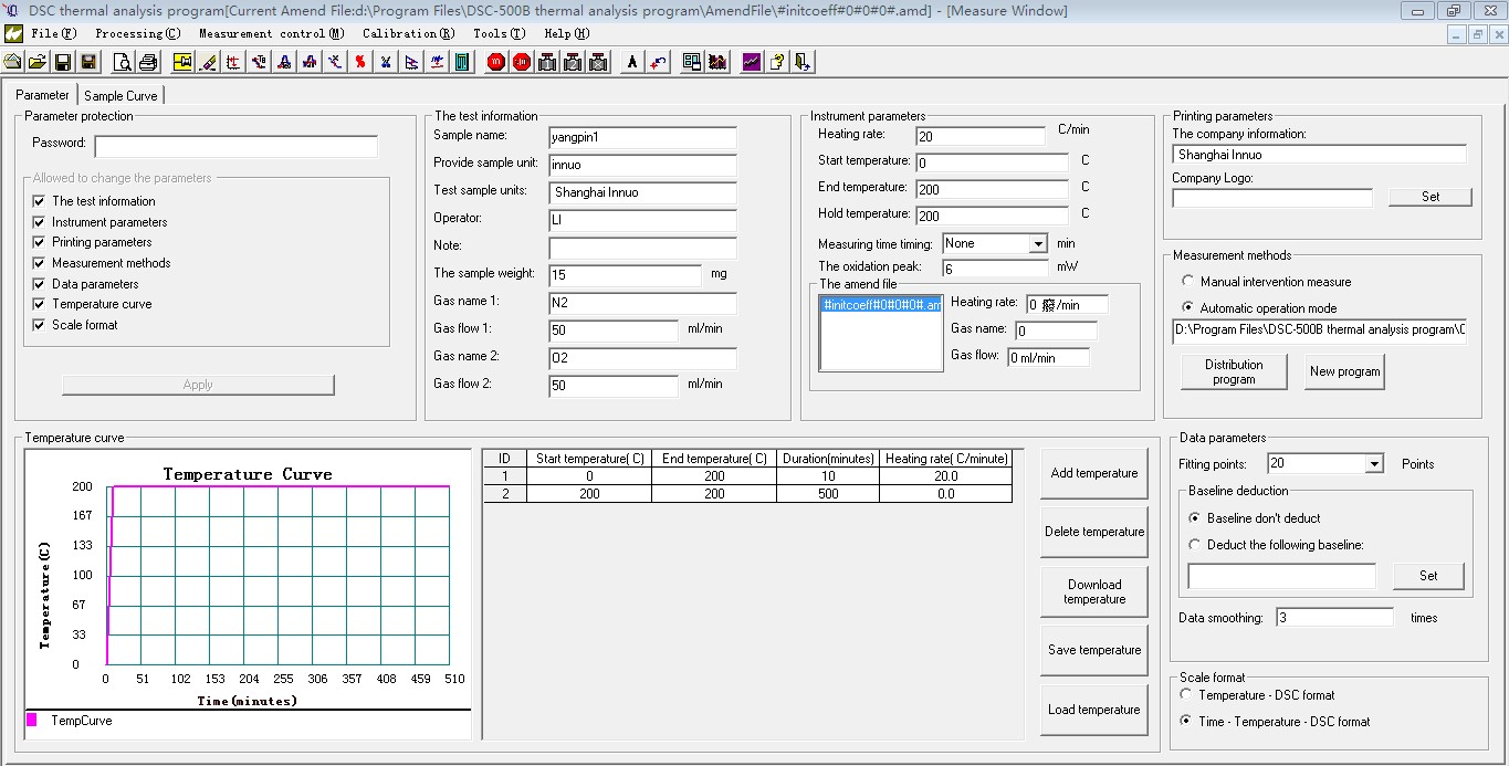 Differential Scanning Calorimeter at High Pressure with CE Certificate 