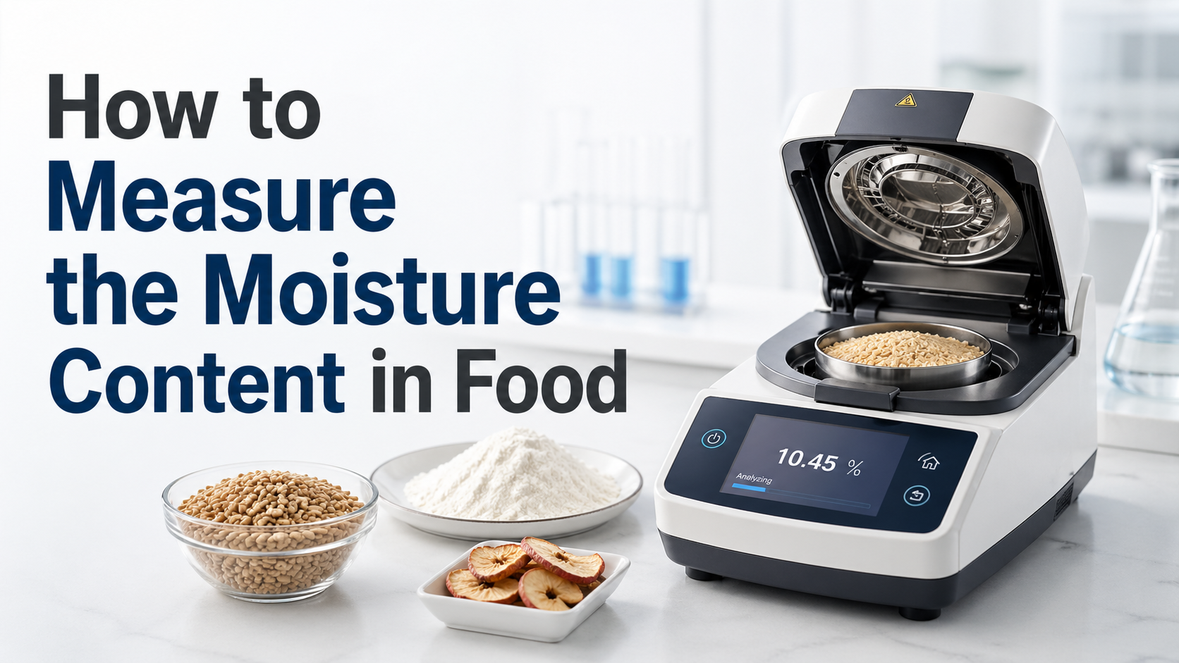 How to Measure the Moisture Content in Food